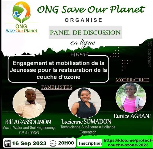 Couche d&rsquo;ozone : l&rsquo;ONG Save Our Planet organise une rencontre en ligne avec les jeunes activistes