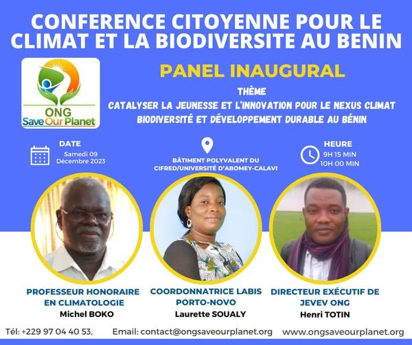 Conférence Citoyenne pour le Climat et la Biodiversité : un événement incontournable le 9 décembre 2023