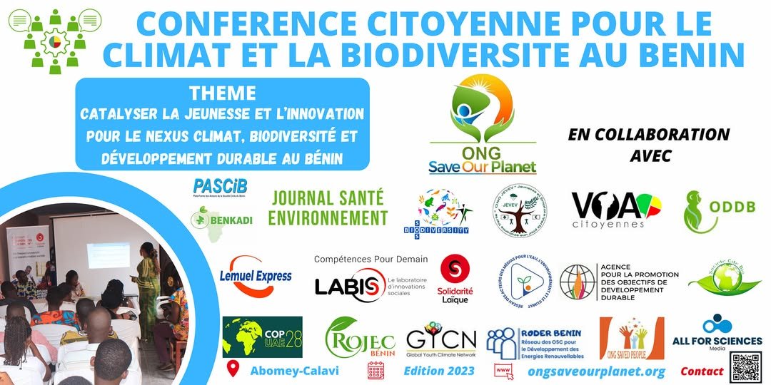 4e Conférence Citoyenne pour le Climat et la Biodiversité au Bénin : un succès retentissant et une déclaration citoyenne