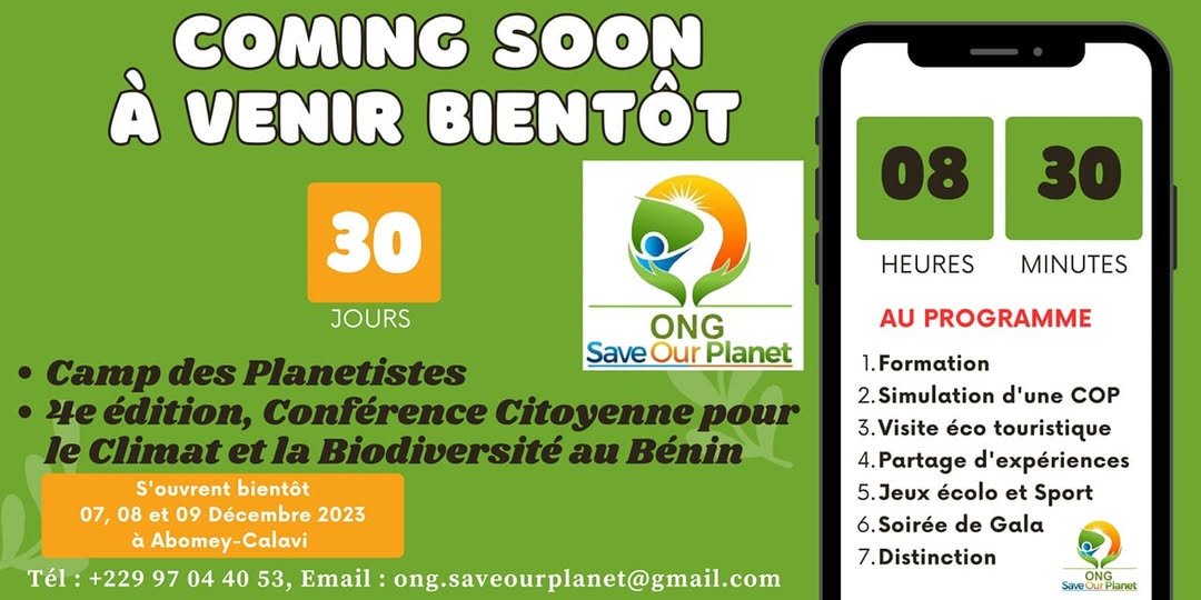 J-30 avant le Camp des Planetistes et la Conférence Citoyenne pour le Climat et la Biodiversité