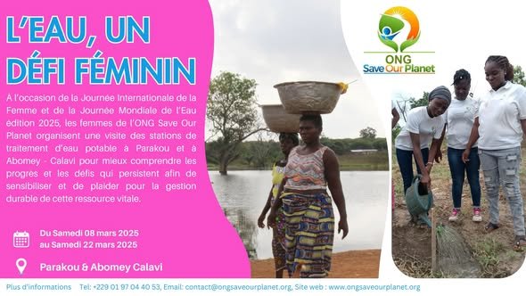 Lancement officiel de l&rsquo;initiative L&rsquo;Eau, un Défi Féminin par l&rsquo;ONG Save Our Planet