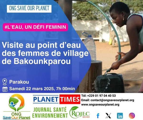 L&rsquo;eau, un défi féminin : mobilisation à Parakou pour sensibiliser à l&rsquo;accès à l&rsquo;eau potable