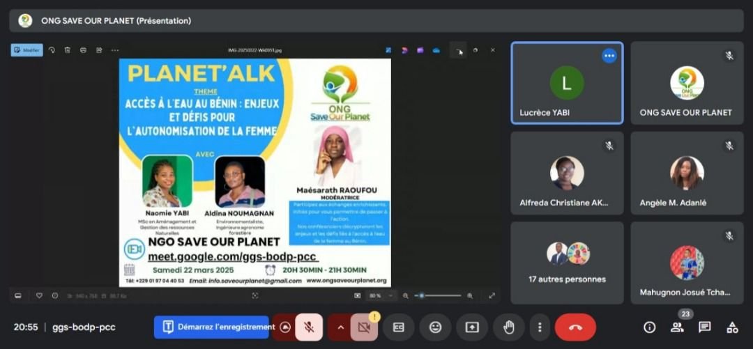 Accès à l&rsquo;eau au Bénin : un défi pour l&rsquo;autonomisation des femmes selon l&rsquo;ONG Save Our Planet