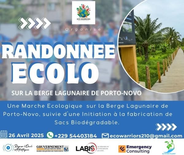 Porto-Novo passe au vert : randonnée écologique le 26 avril 2025 avec l&rsquo;ONG Save Our Planet