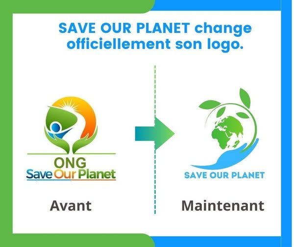  L&rsquo;ONG Save Our Planet dévoile son nouveau logo pour symboliser son évolution
