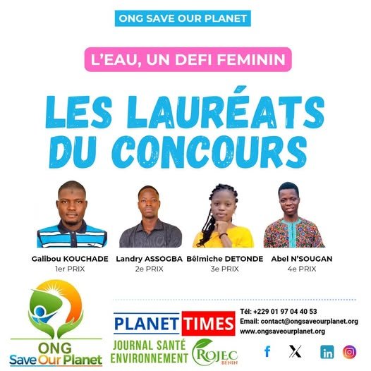 Clap de fin pour la campagne « L&rsquo;Eau, un Défi Féminin » : l&rsquo;ONG Save Our Planet dresse un bilan positif